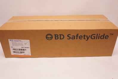 BD 305901 SafetyGlide Injection Ndle 25G x 5/8inch - Box of 500